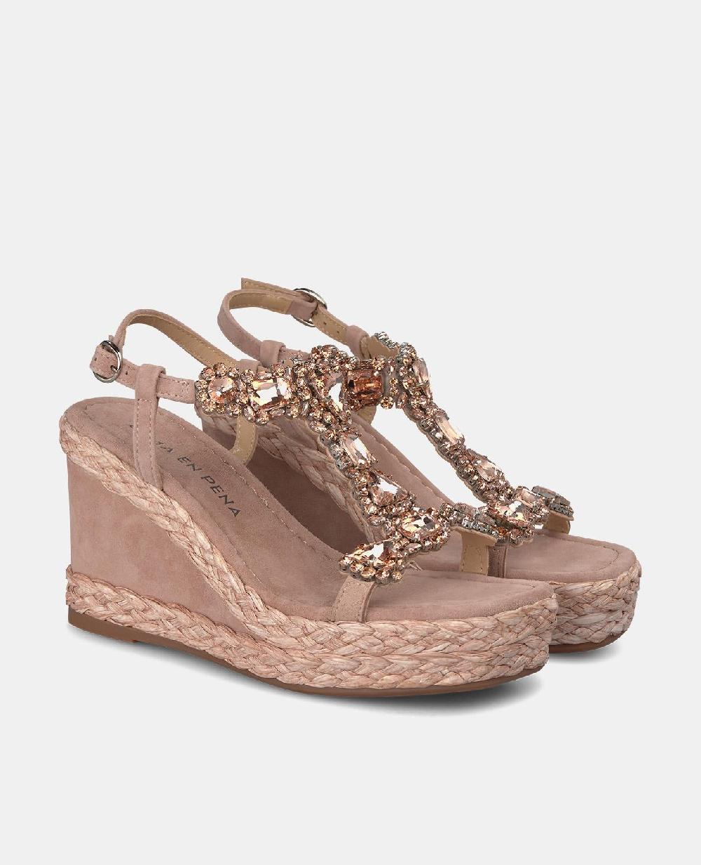 Alma en pena SANDALIA CUÑA ALTA Mejor oferta