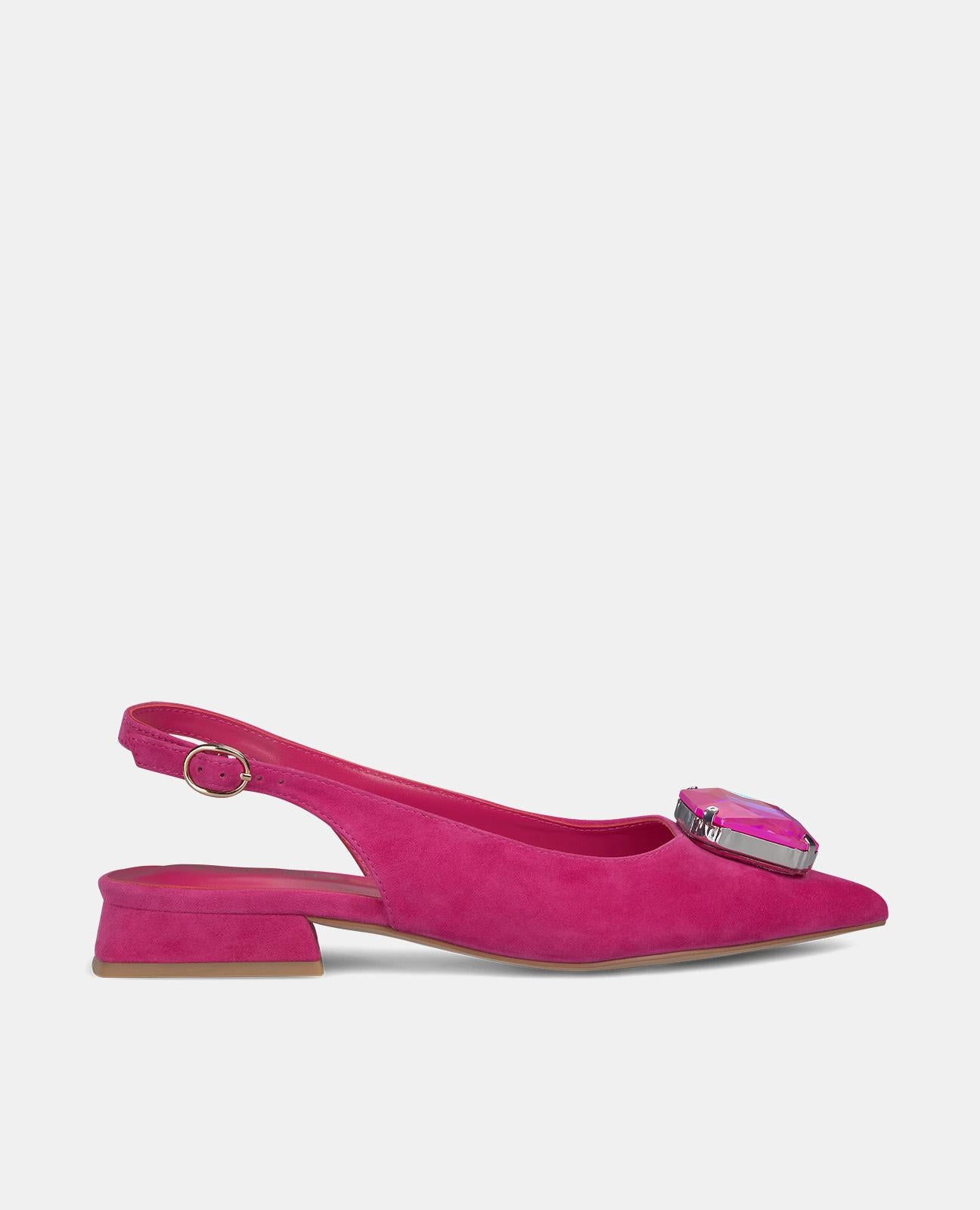 Alma en pena ZAPATO PLANO HEBILLA CON PEDRERÍA
