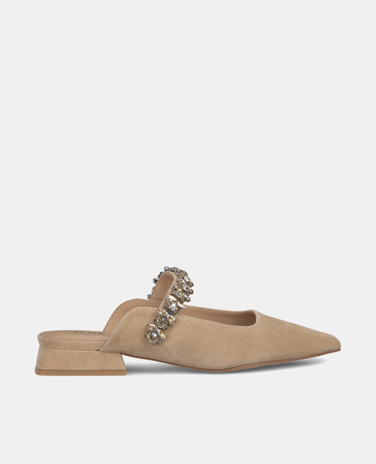 Alma en pena ZAPATO PLANO TIRA PEDRERÍA