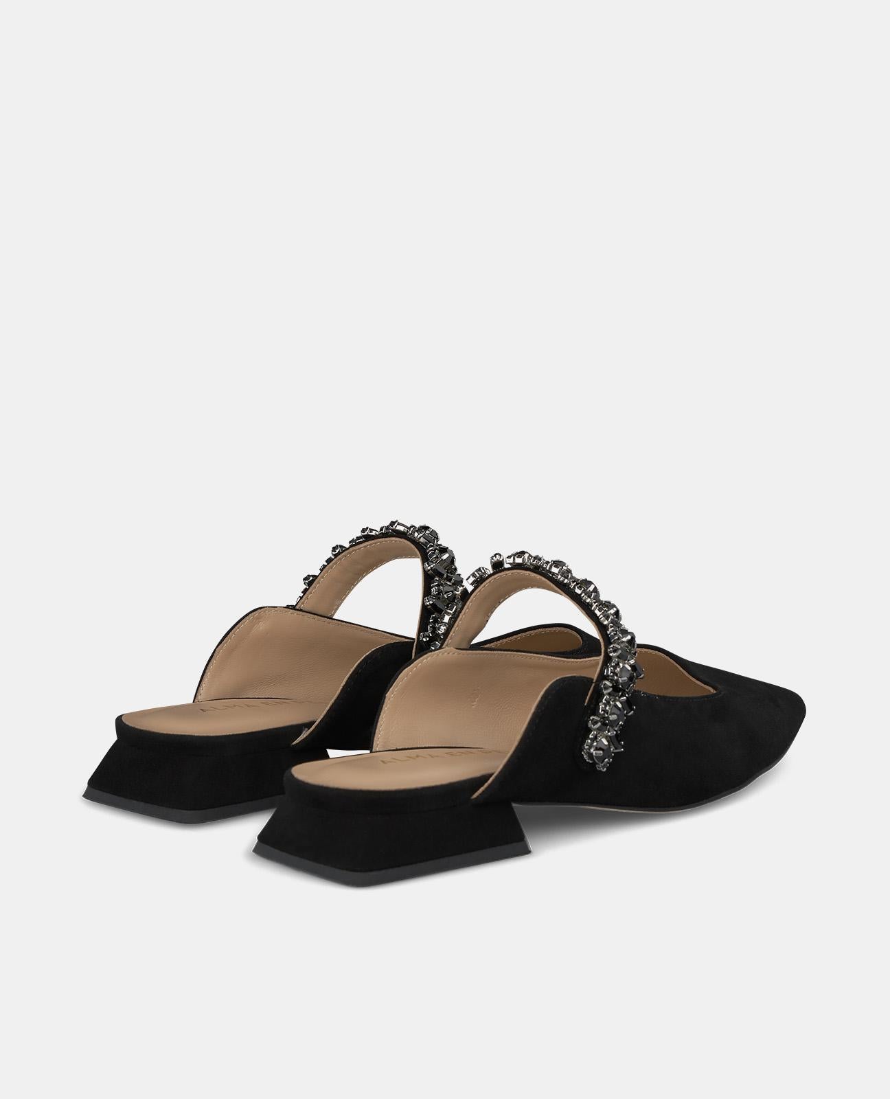 Alma en pena ZAPATO PLANO TIRA PEDRERÍA Envío internacional gratuito