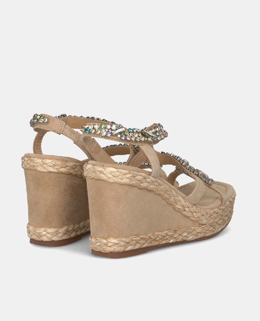 Alma en pena SANDALIA CUÑA CON SERPIENTE En oferta