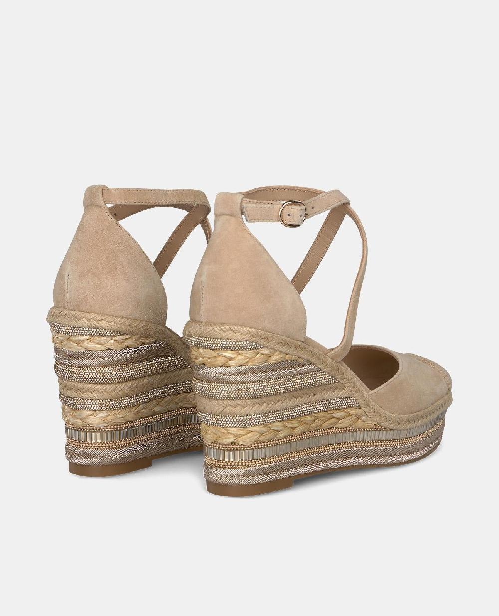 Alma en pena CUÑA CON TIRAS CRUZADAS Última moda