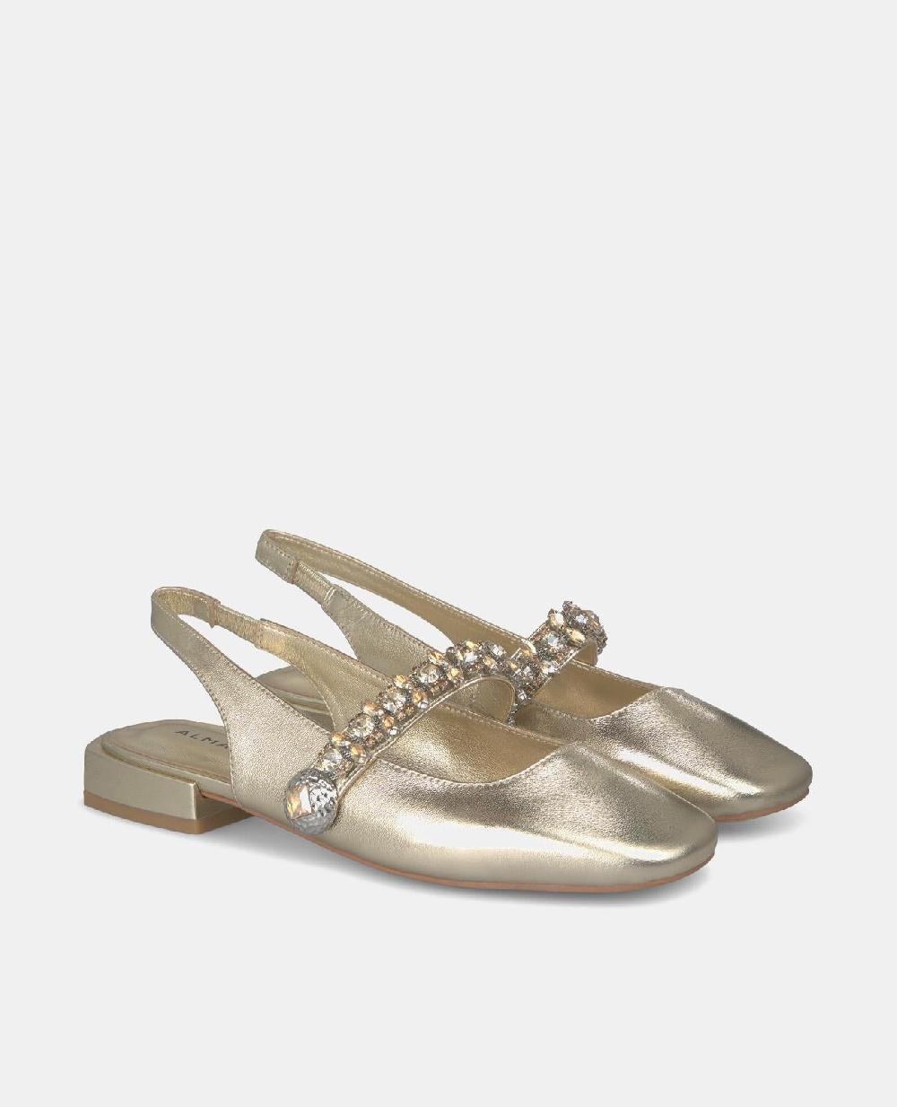 Alma en pena ZAPATO PLANO DETALLE PEDRERÍA Ventas relámpago