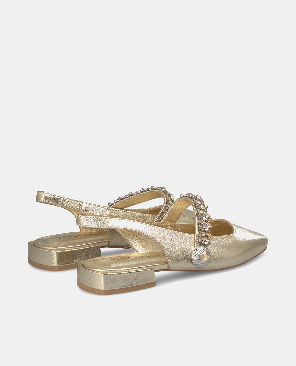 Alma en pena ZAPATO PLANO DETALLE PEDRERÍA Ventas relámpago