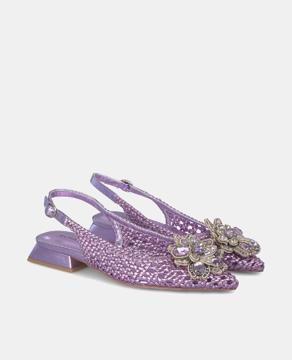 Alma en pena ZAPATO PLANO RAFIA PEDRERÍA Mejor oferta