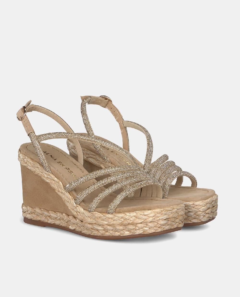 Alma en pena CUÑA TIRAS CON PEDRERÍA Oferta exclusiva