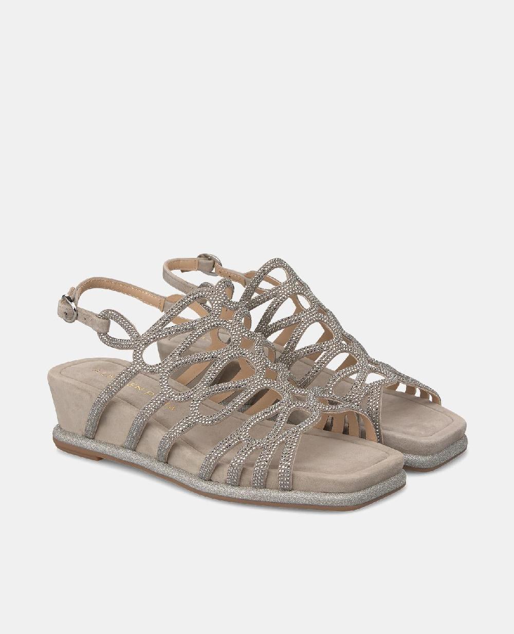 Alma en pena SANDALIA PLATAFORMA CON BRILLO Oferta exclusiva