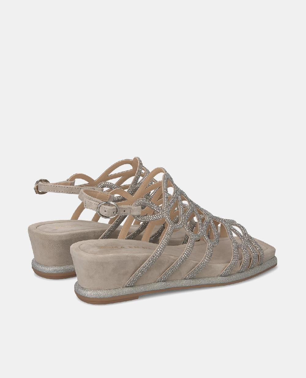 Alma en pena SANDALIA PLATAFORMA CON BRILLO Oferta exclusiva