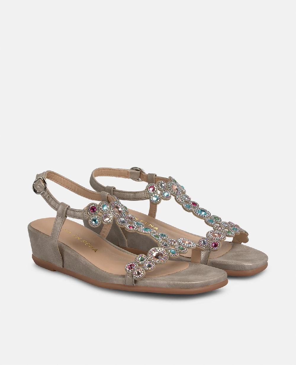 Alma en pena SANDALIA CON TACÓN DETALLES Mejor oferta