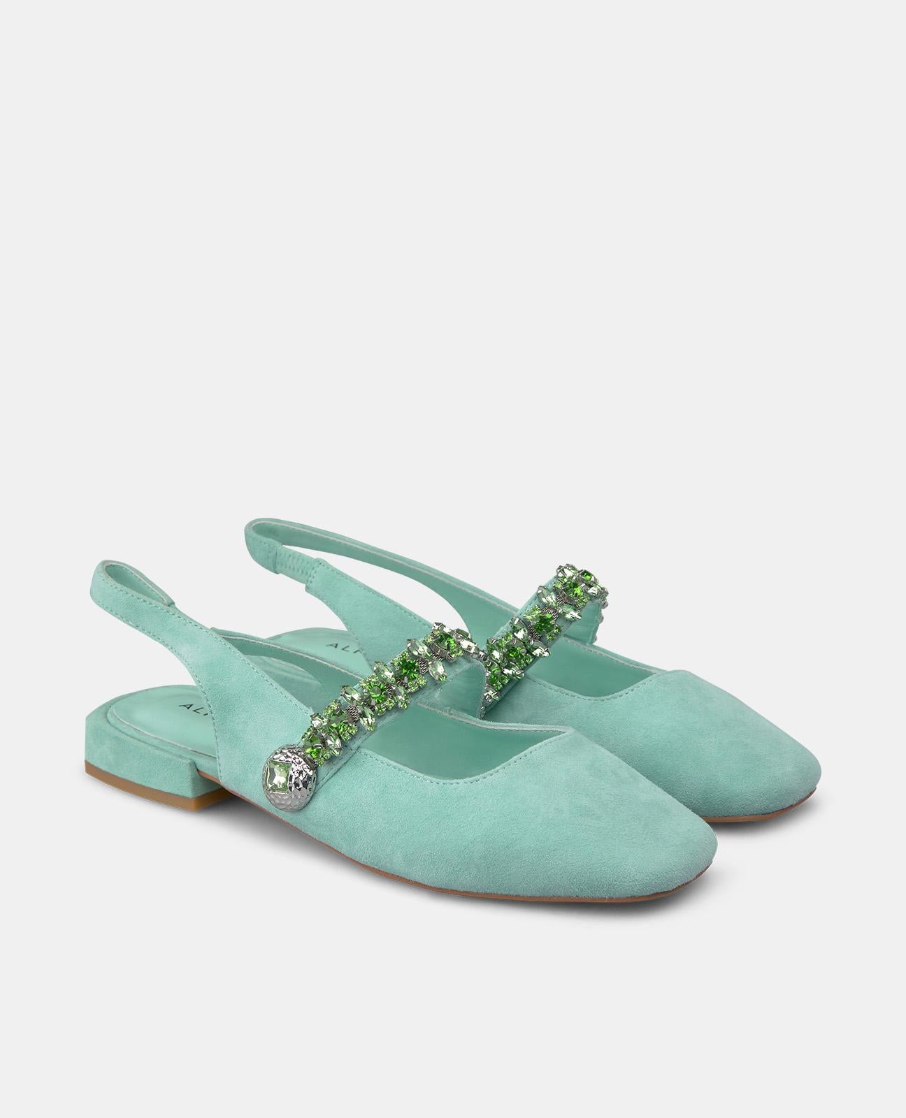Alma en pena ZAPATO PLANO DETALLE PEDRERÍA Venta caliente
