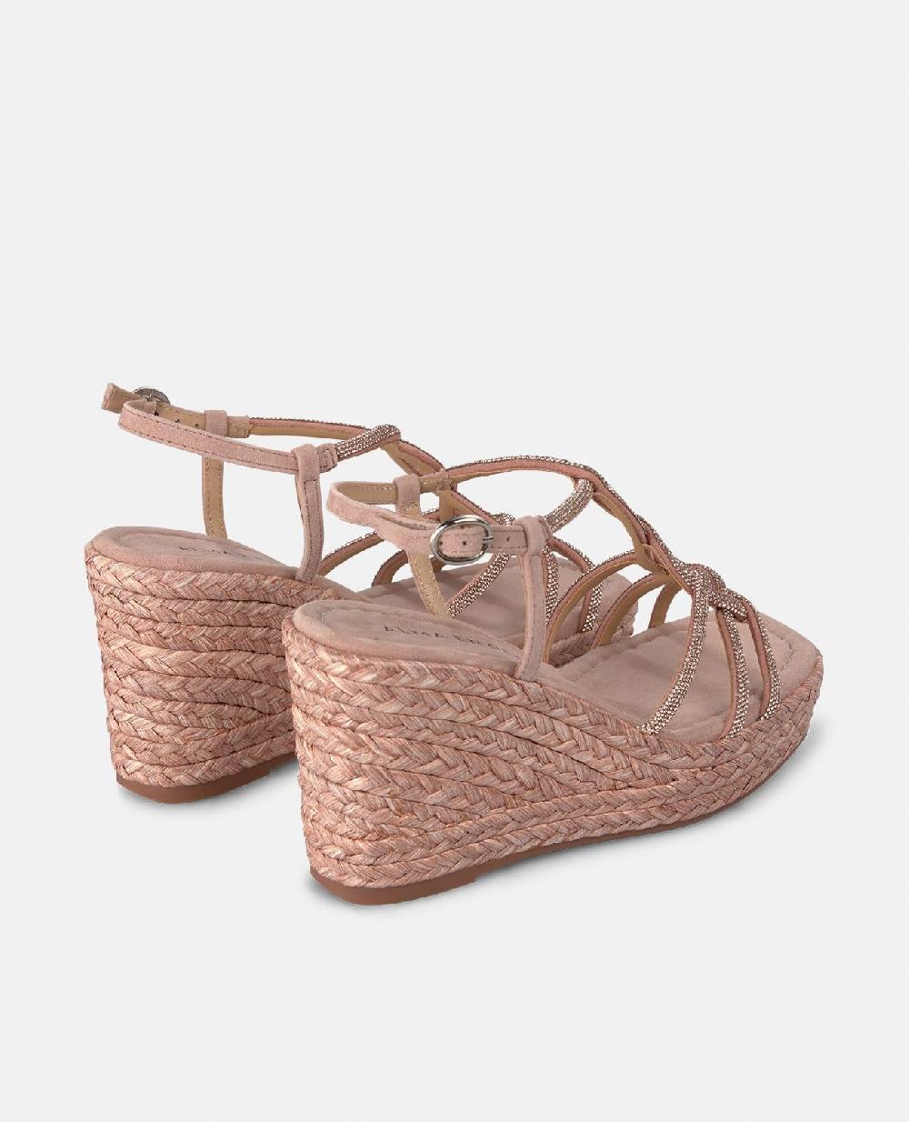 Alma en pena CUÑA TIRAS ENTRELAZADAS Rebajas top