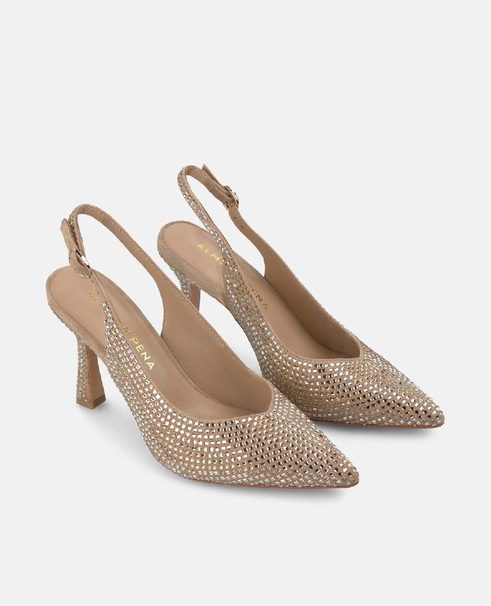 Alma en pena ZAPATO CUBIERTO CON PEDRERÍA Oferta especial de fábrica