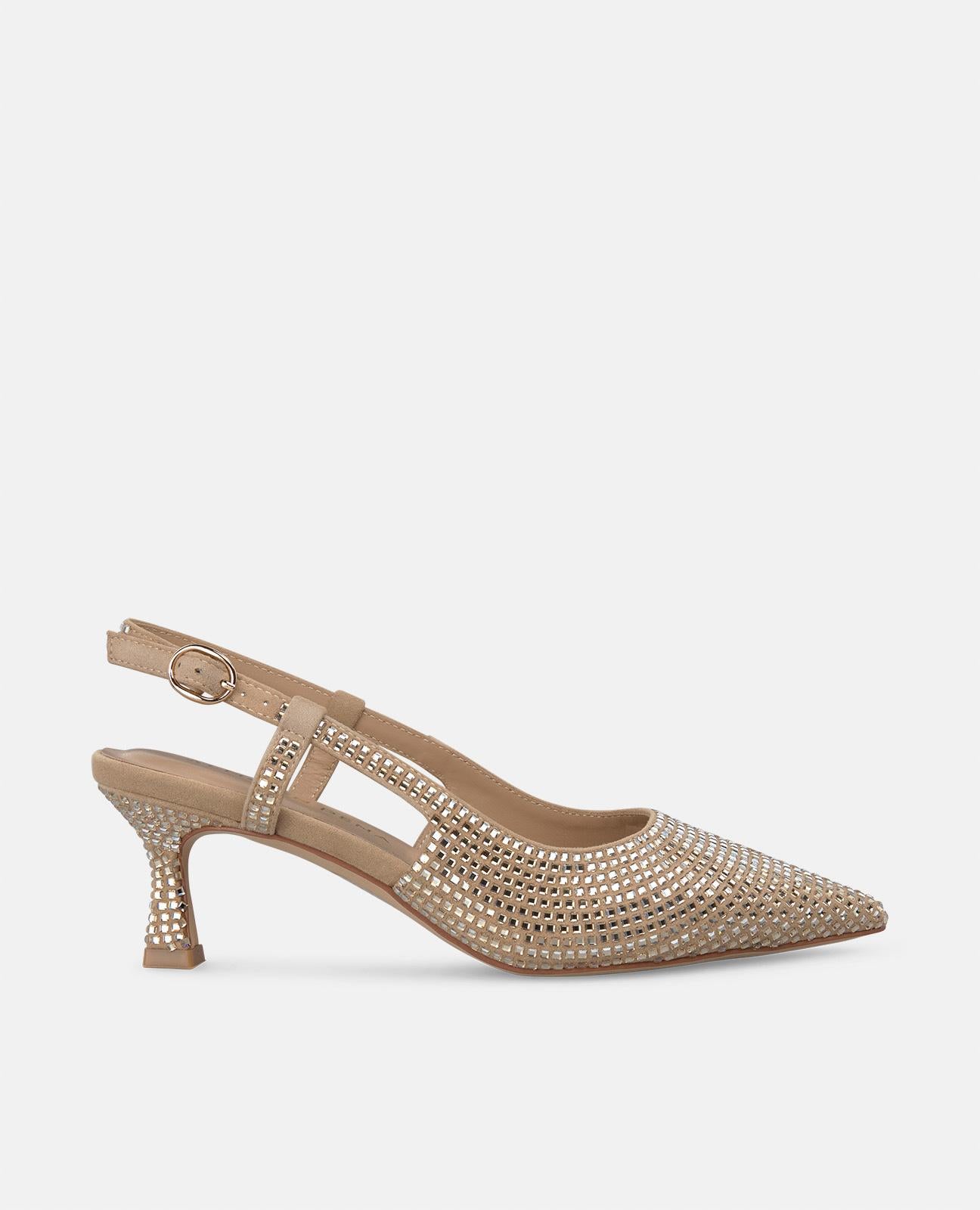 Alma en pena ZAPATO KITTEN CON PEDRERÍA