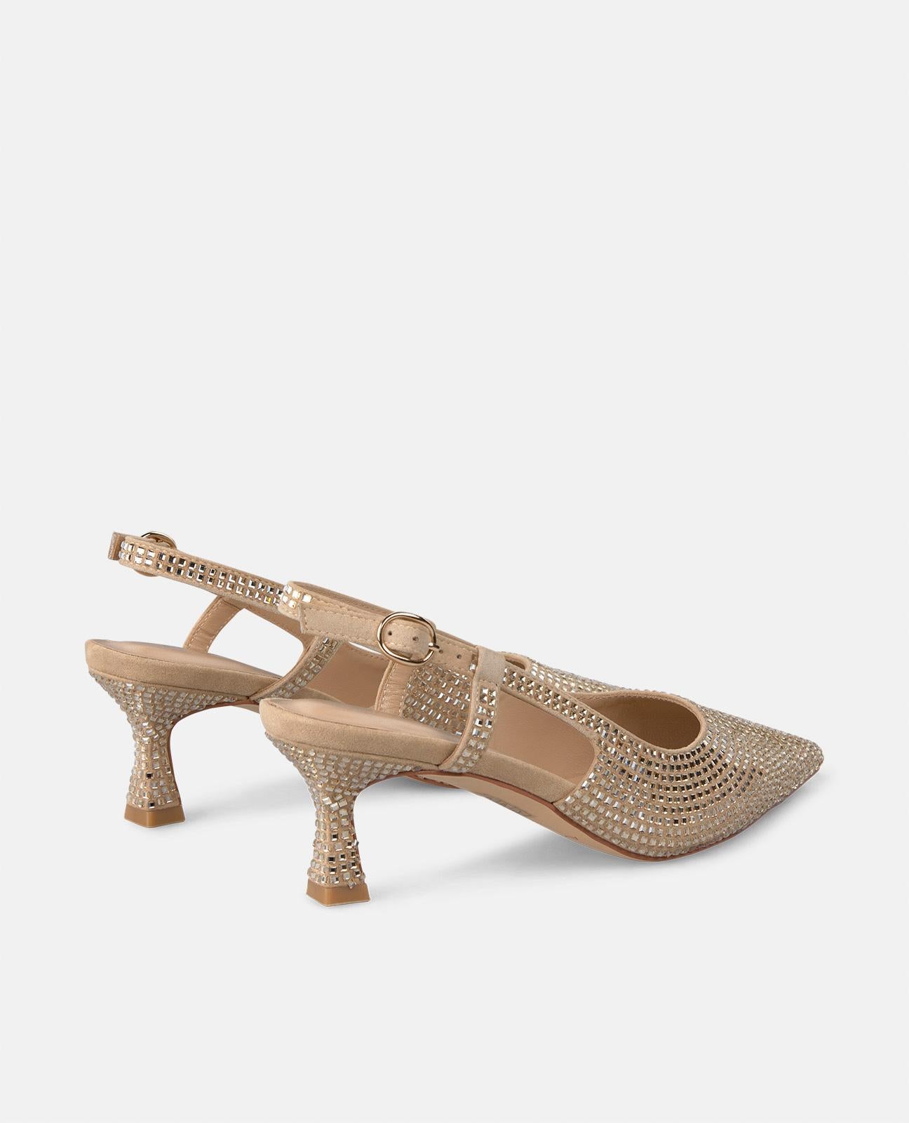 Alma en pena ZAPATO KITTEN CON PEDRERÍA Liquidación