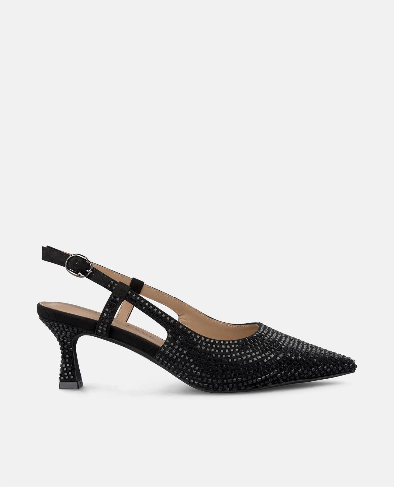 Alma en pena ZAPATO KITTEN CON PEDRERÍA
