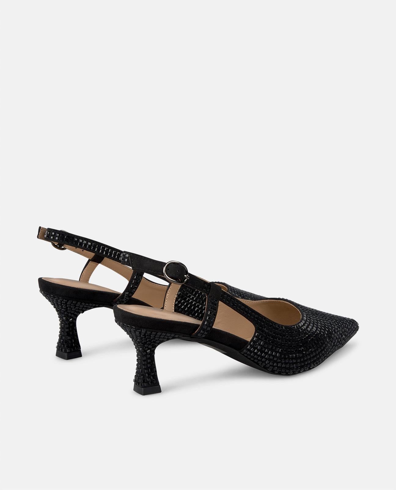 Alma en pena ZAPATO KITTEN CON PEDRERÍA Envío internacional gratuito
