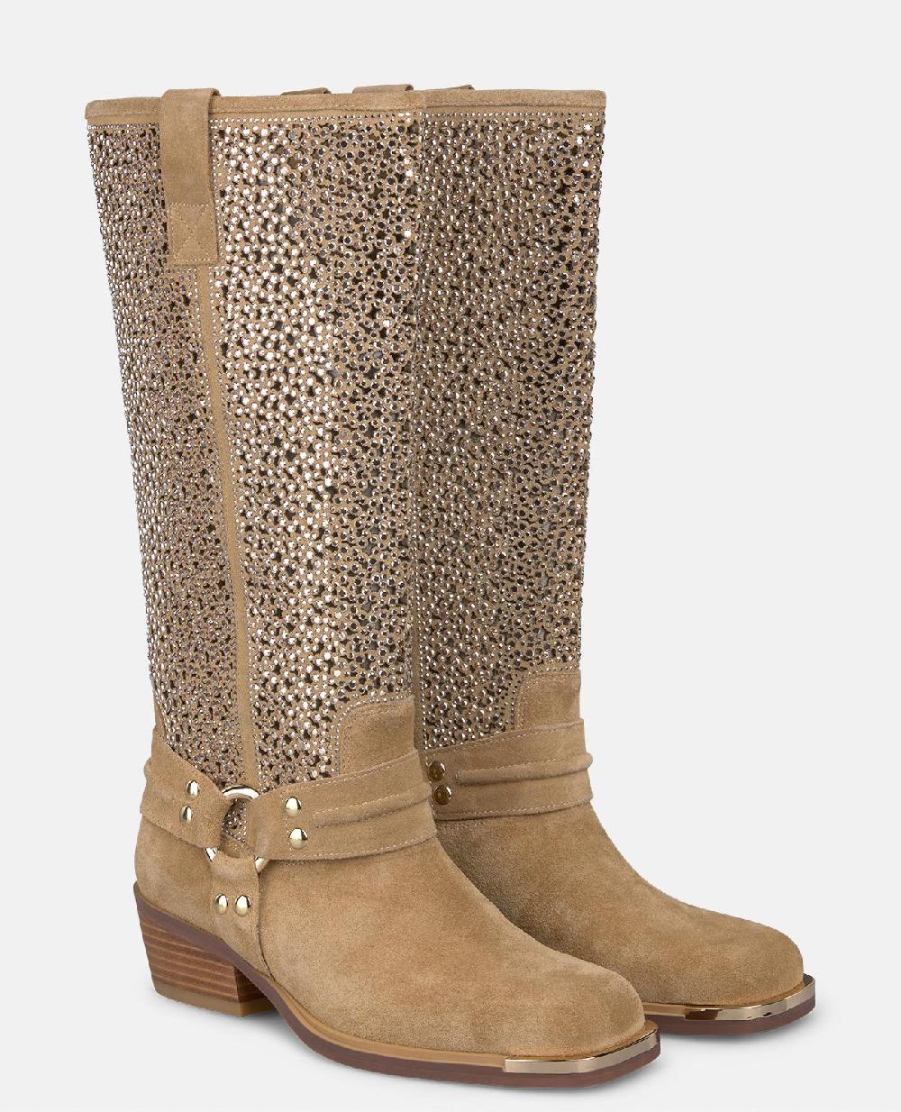 Alma en pena BOTA CALADO CON DETALLES Última moda