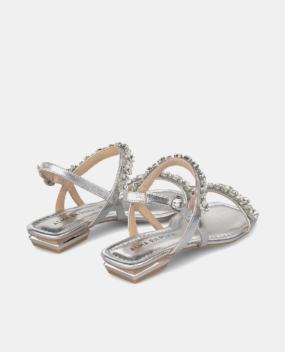 Alma en pena SANDALIA PLANA TIRAS PEDRERÍA Gran oferta