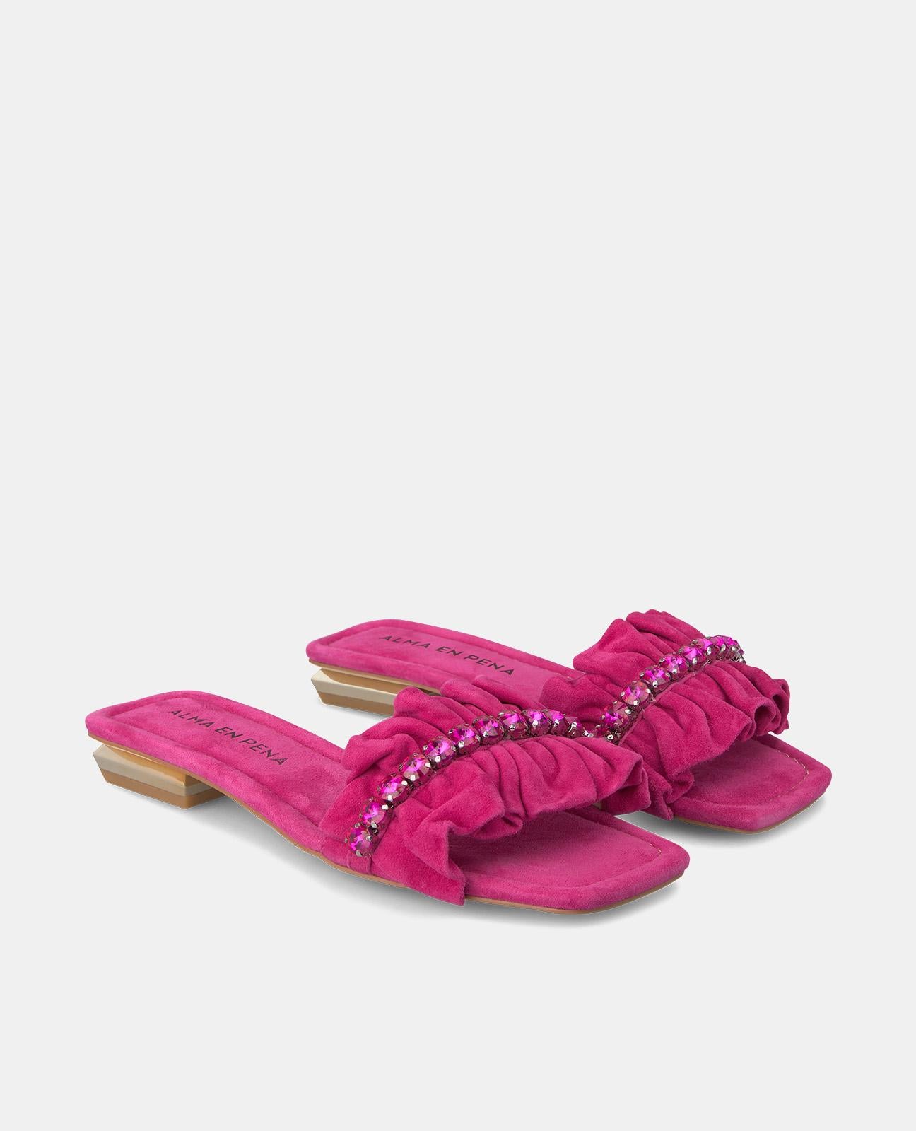 Alma en pena SANDALIA PLANA VOLANTES Rebajas top