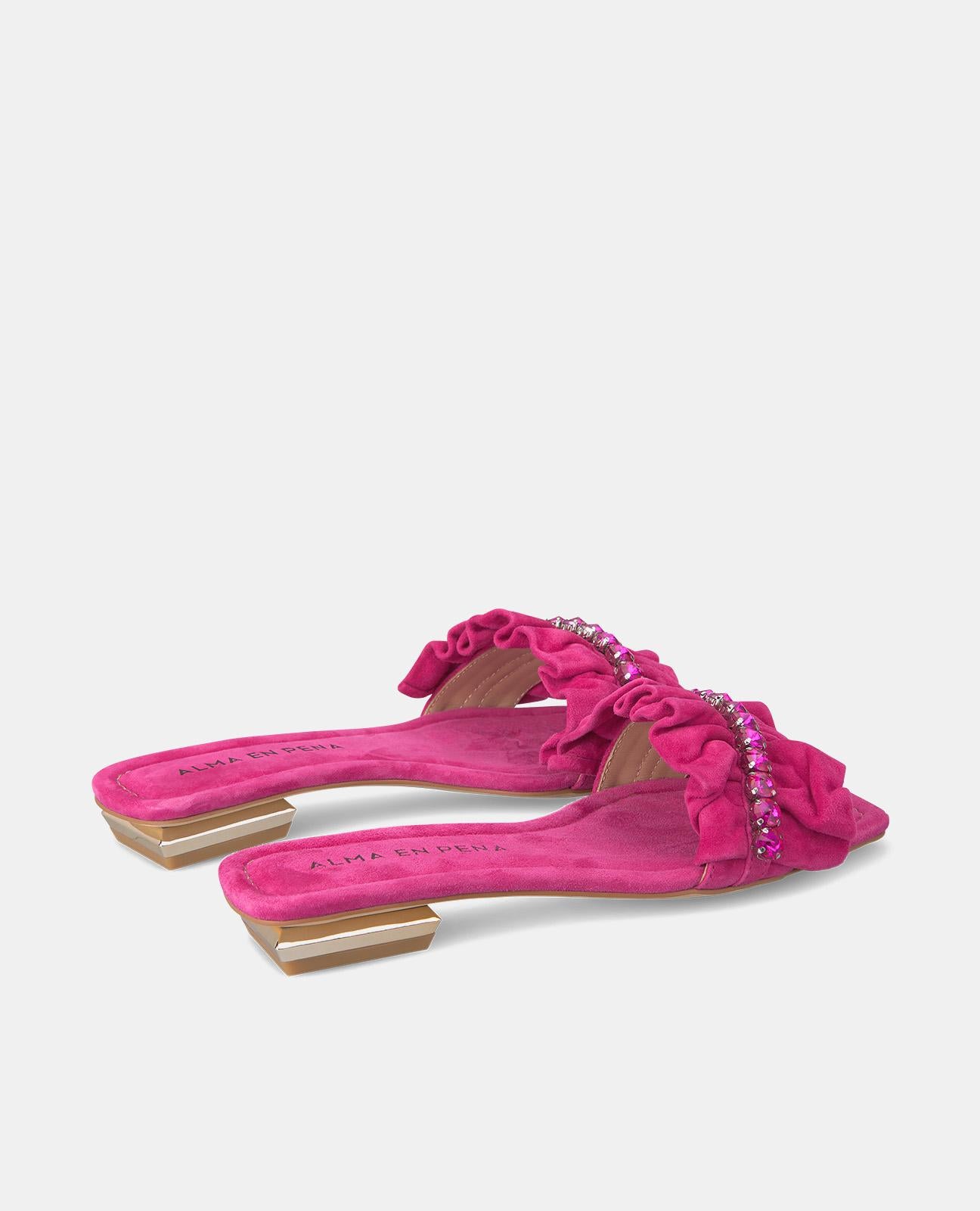 Alma en pena SANDALIA PLANA VOLANTES Rebajas top
