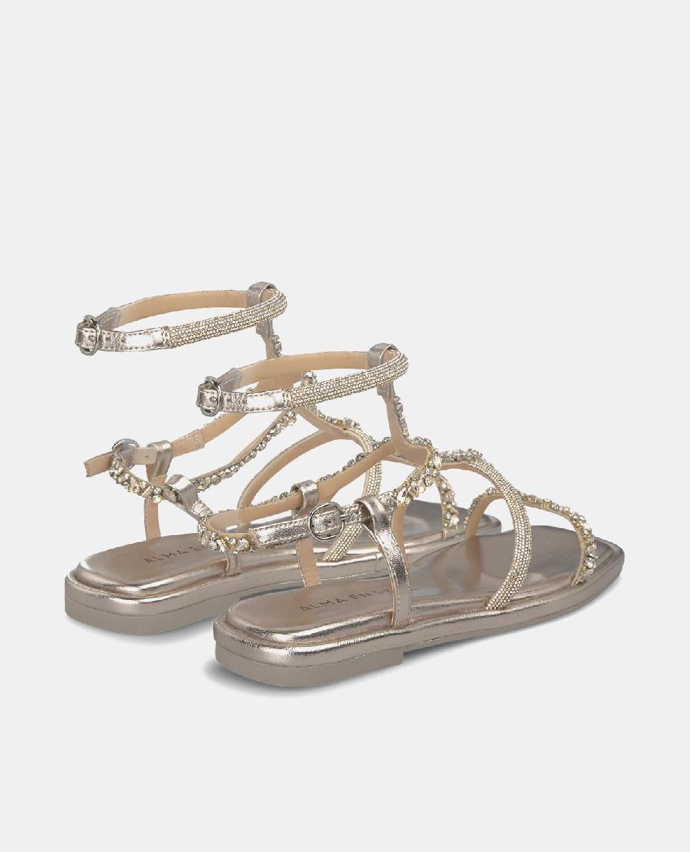 Alma en pena SANDALIA PLANA PULSERA DOBLE Precios de Black Friday