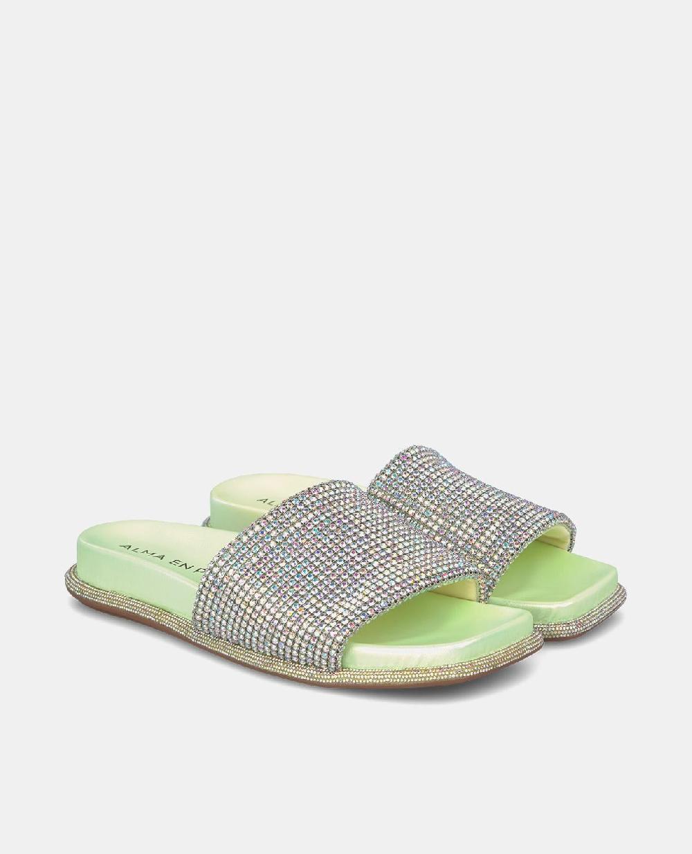 Alma en pena SANDALIA PLANA TIRA STRASS Ofertas especiales