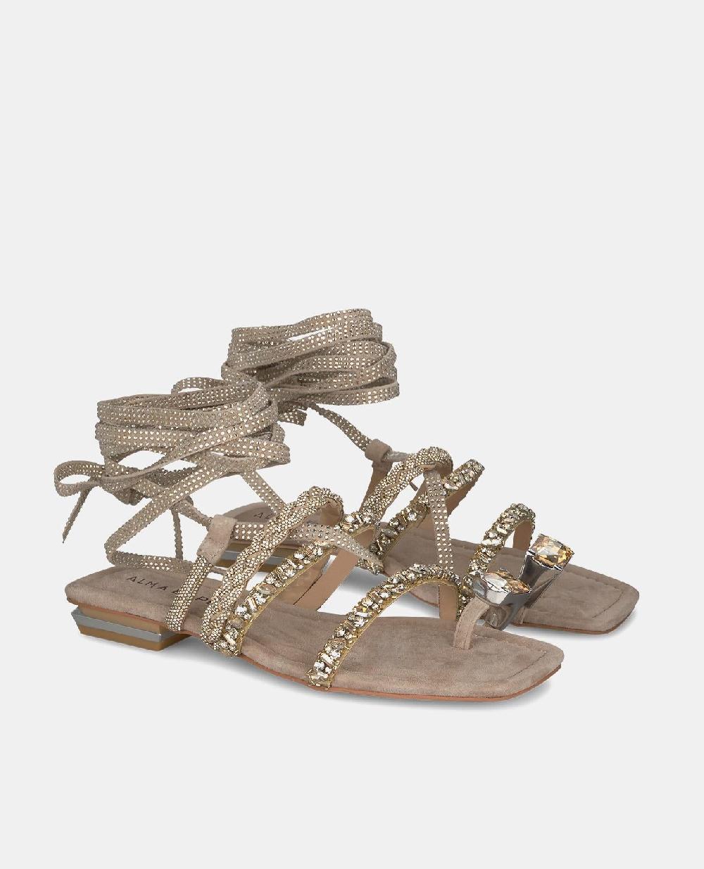 Alma en pena SANDALIA PLANA TIRAS ANUDADAS Outlet online