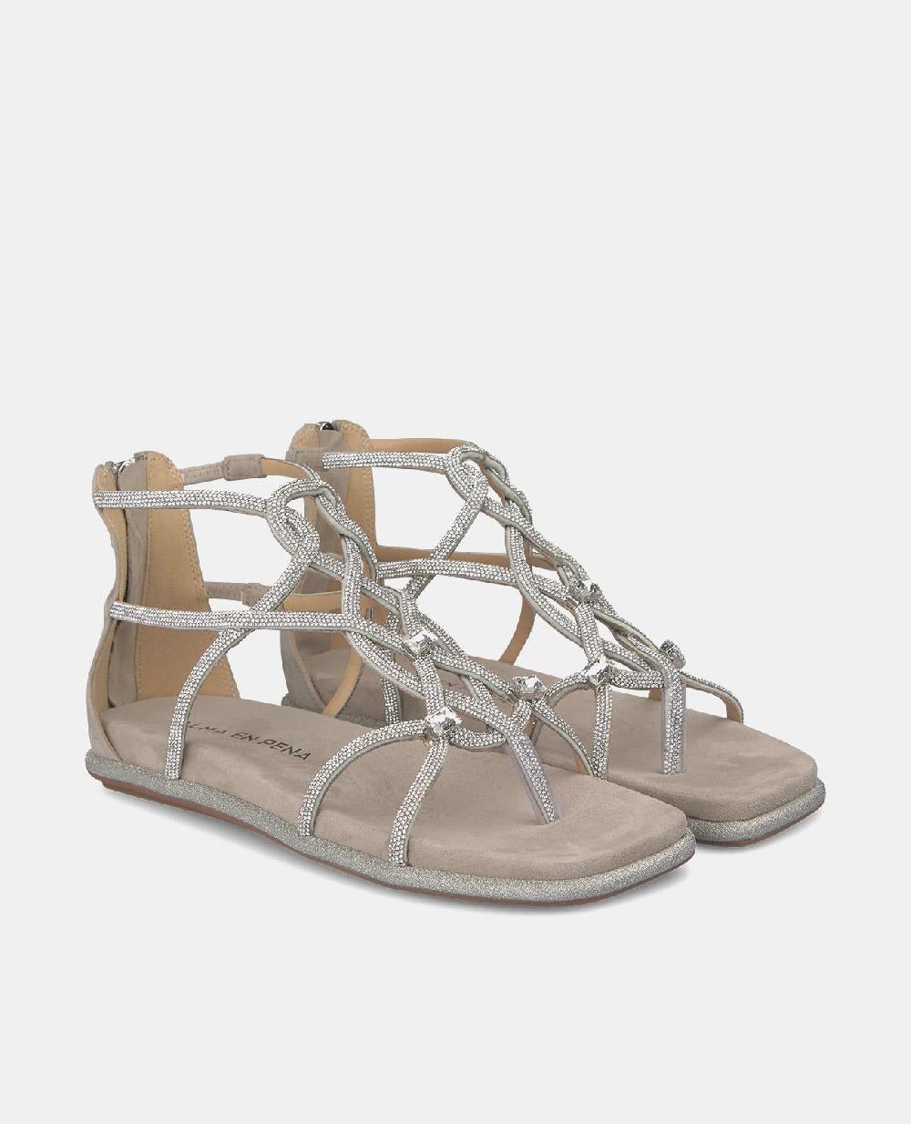 Alma en pena SANDALIA PLANA ENTRELAZADA Mejor oferta