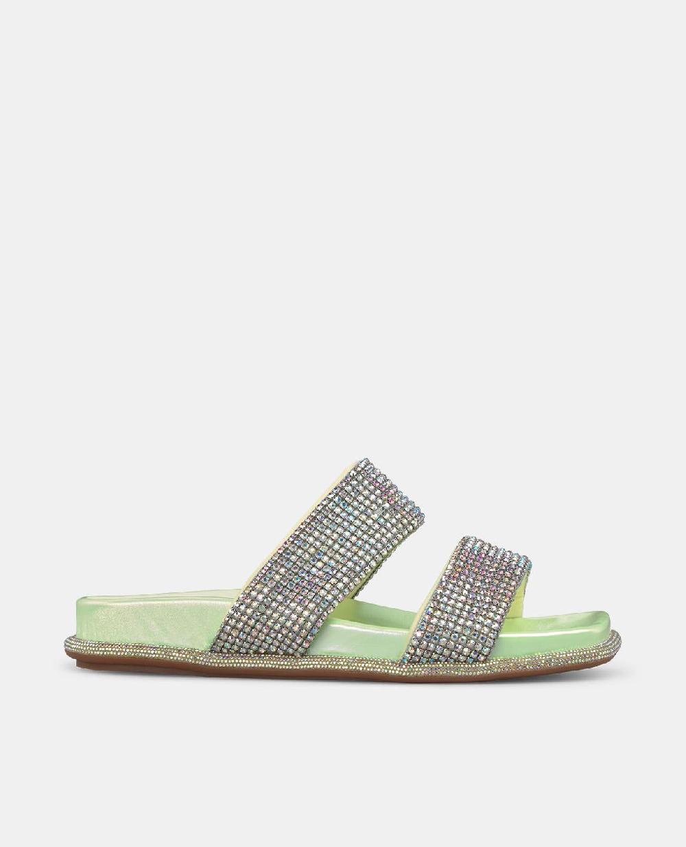 Alma en pena SANDALIA PLANA TIRAS STRASS