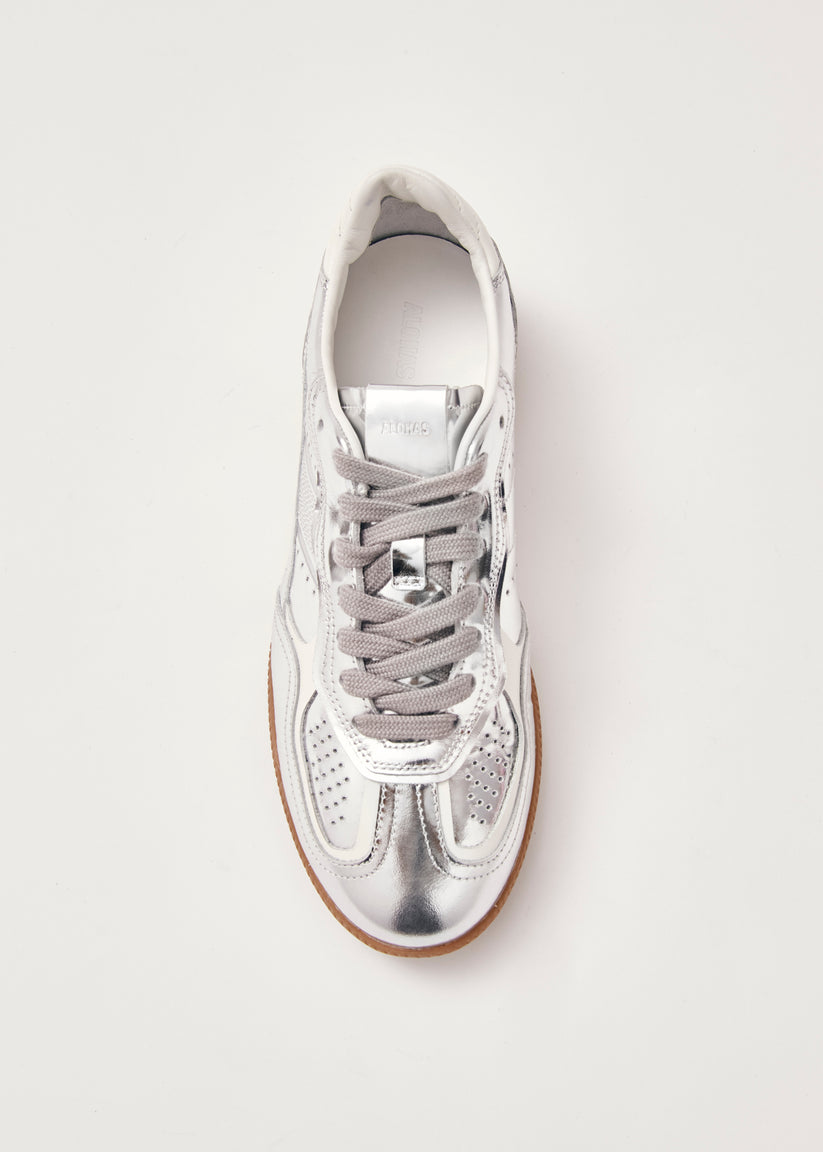 Alohas Tb.490 Rife Zapatillas de Piel Plateadas Promoción trimestral