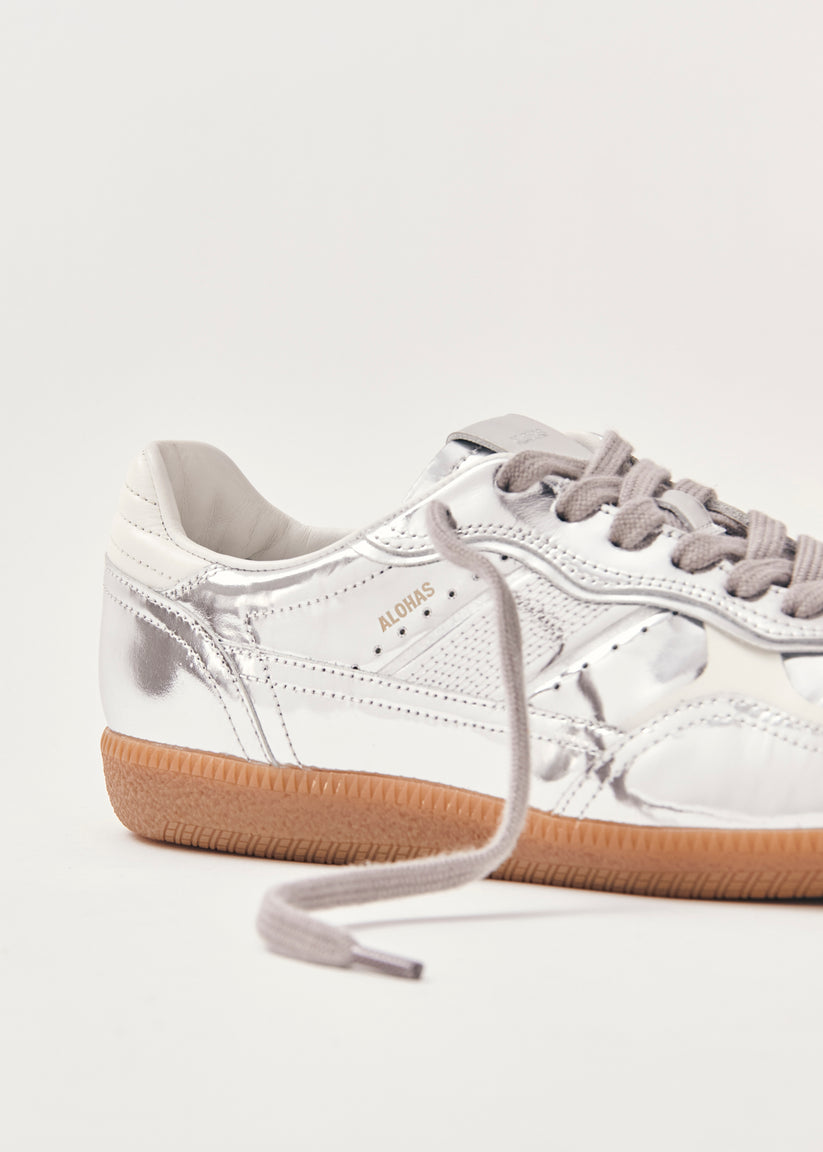 Alohas Tb.490 Rife Zapatillas de Piel Plateadas Promoción trimestral