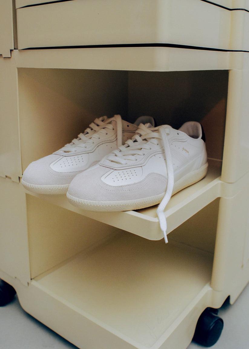 Alohas Tb.490 Zapatillas de Piel Blancas y Negras Descuentos del mes