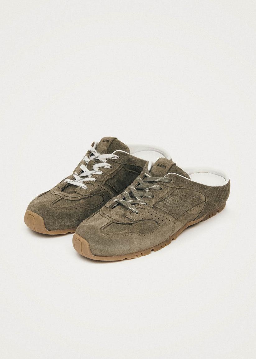 Alohas Tb.56 Mule Zapatillas de Cuero Color Caqui Outlet online