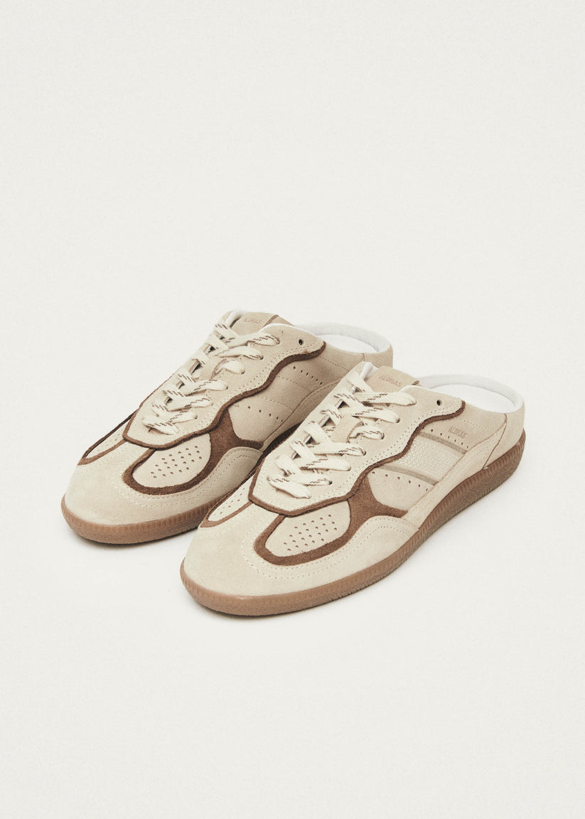 Alohas Tb.490 Mule Zapatillas de Cuero Color Crema Rebajas