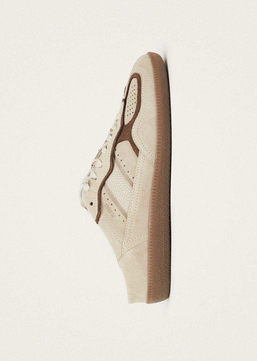 Alohas Tb.490 Mule Zapatillas de Cuero Color Crema Rebajas