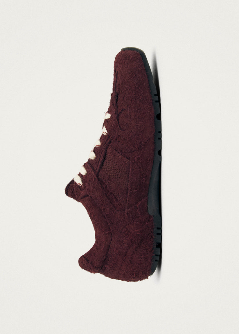 Alohas Tb.56 Suede Fuzzy Zapatillas de Cuero Burdeos Ofertas