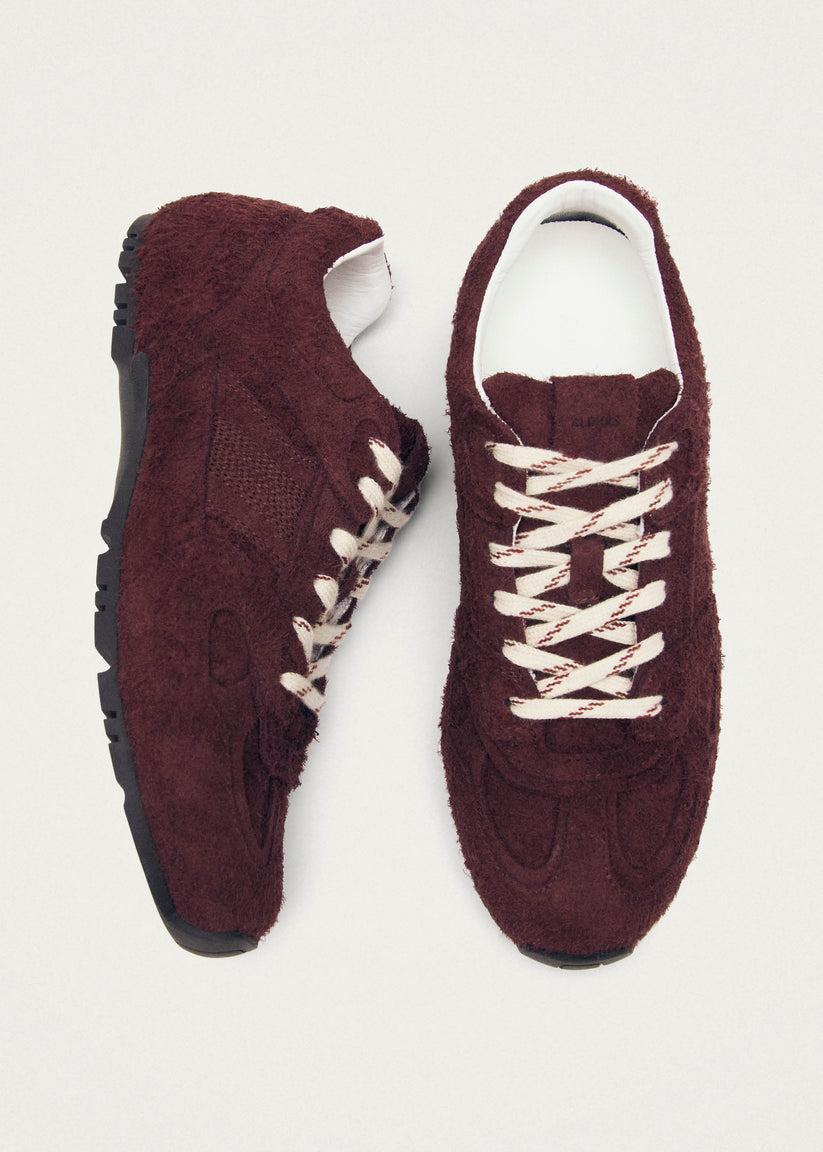 Alohas Tb.56 Suede Fuzzy Zapatillas de Cuero Burdeos Ofertas