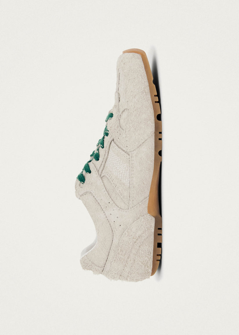 Alohas Tb.56 Suede Fuzzy Zapatillas de Cuero Gris Claro En oferta