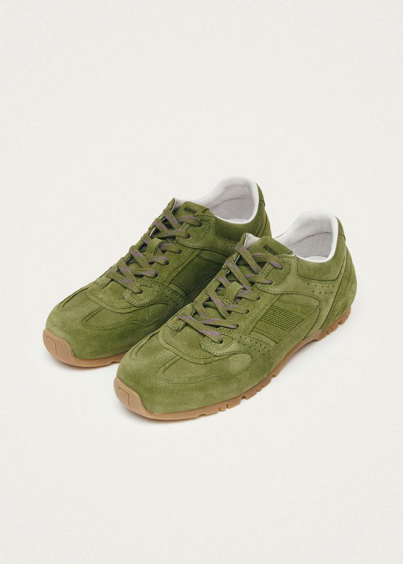 Alohas Tb.56 Suede Zapatillas de Cuero Verde Los más vendidos