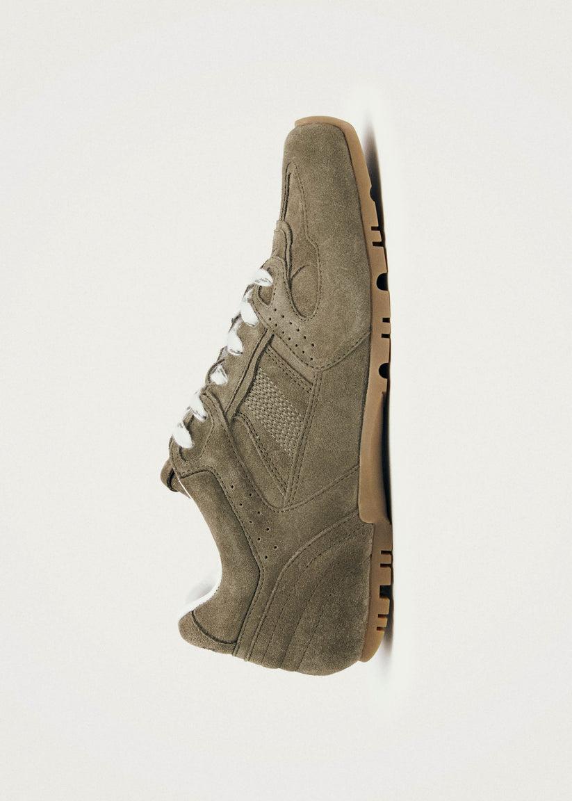 Alohas Tb.56 Suede Zapatillas de Cuero Verde Caqui Ventas relámpago