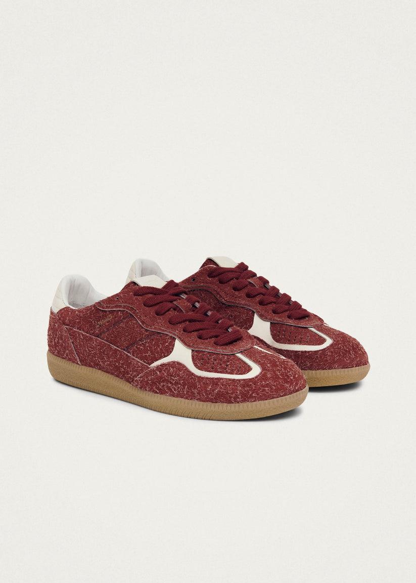 Alohas Tb.490 Rife Suede Fuzzy Zapatillas de Cuero Rojo Tienda de fábrica