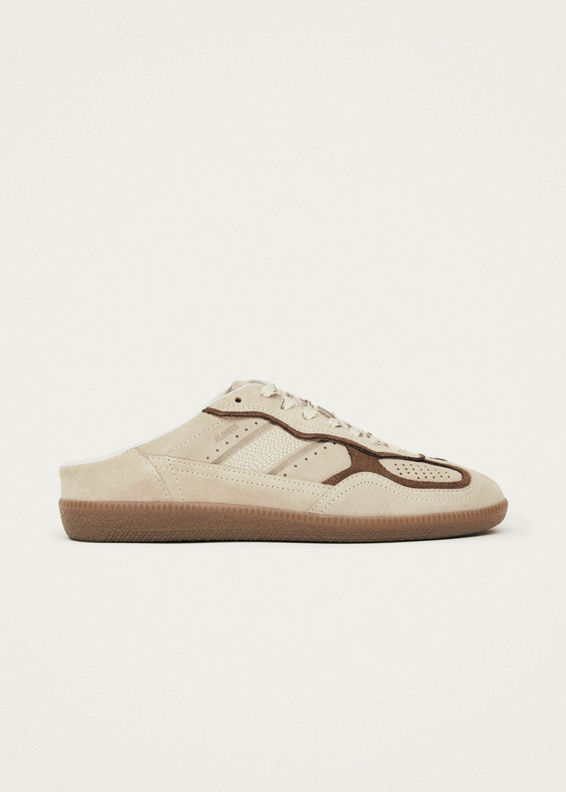 Alohas Tb.490 Mule Zapatillas de Cuero Color Crema