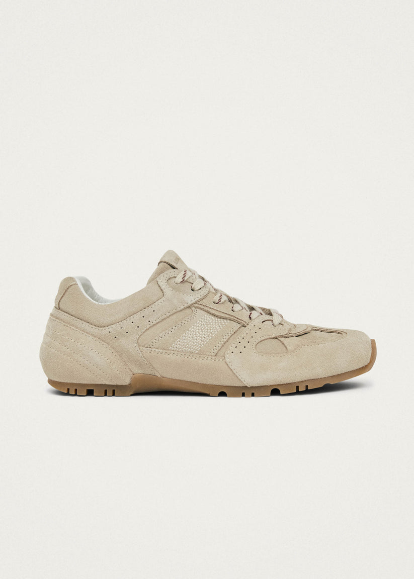 Alohas Tb.56 Suede Zapatillas de Cuero Color Crema