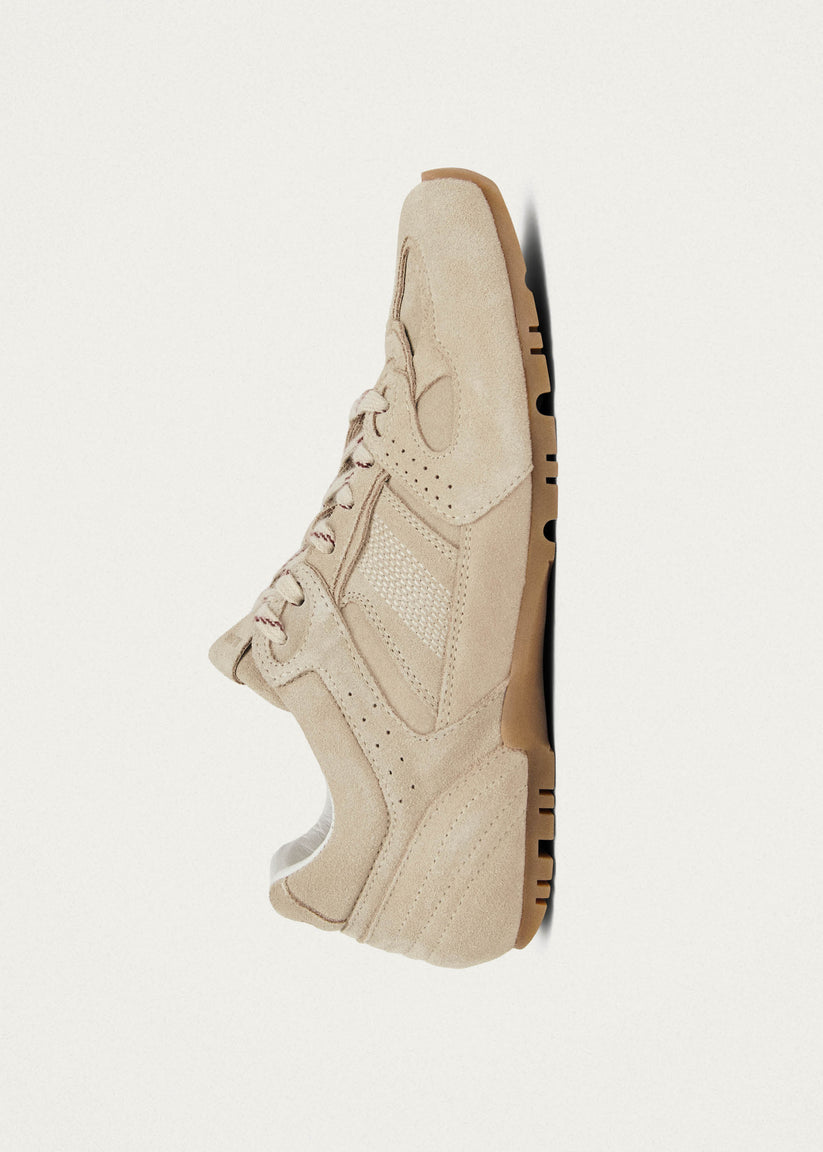 Alohas Tb.56 Suede Zapatillas de Cuero Color Crema Última moda