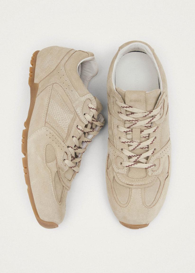 Alohas Tb.56 Suede Zapatillas de Cuero Color Crema Última moda