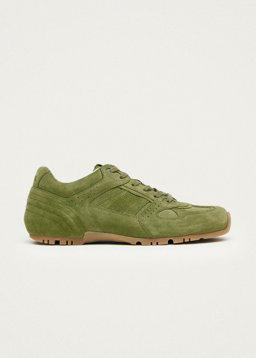 Alohas Tb.56 Suede Zapatillas de Cuero Verde