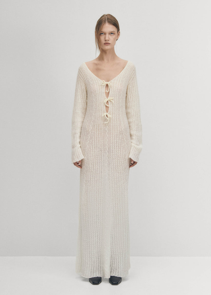 Alohas Triza Vestido Color Crema