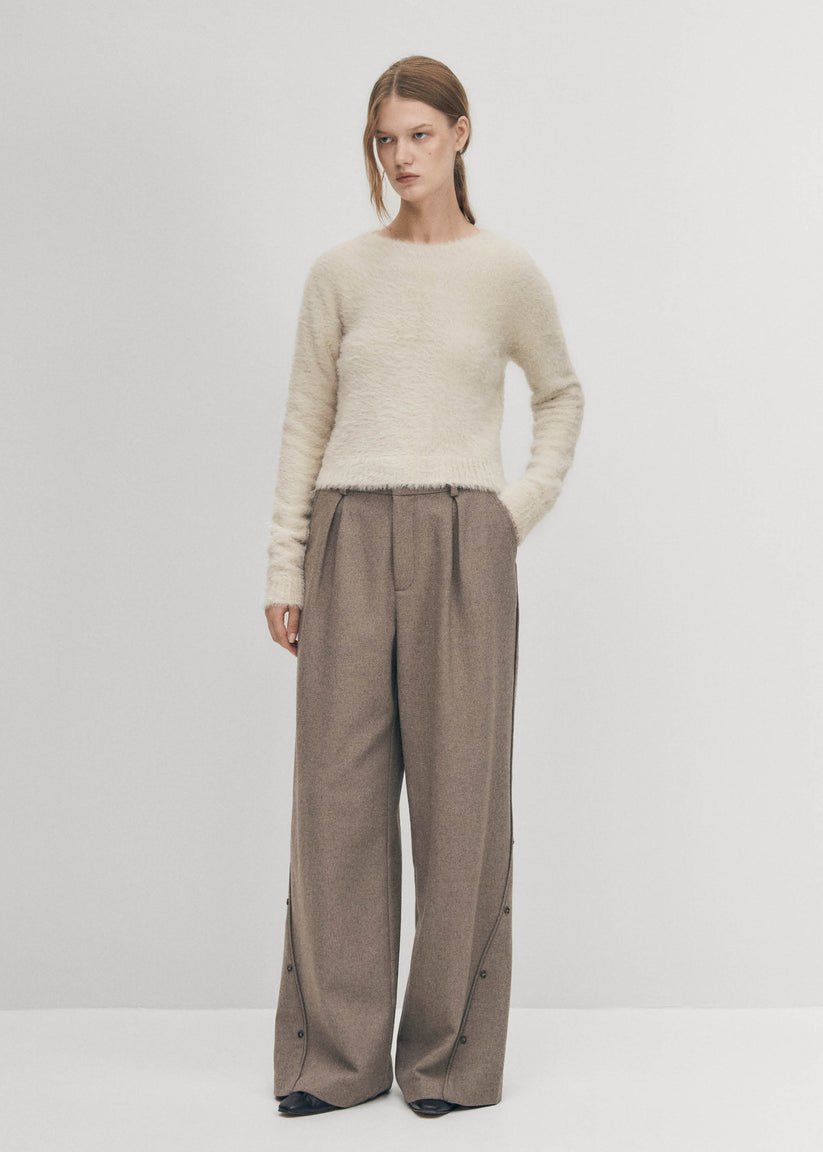 Alohas Deli Jersey de Punto Color Ecru