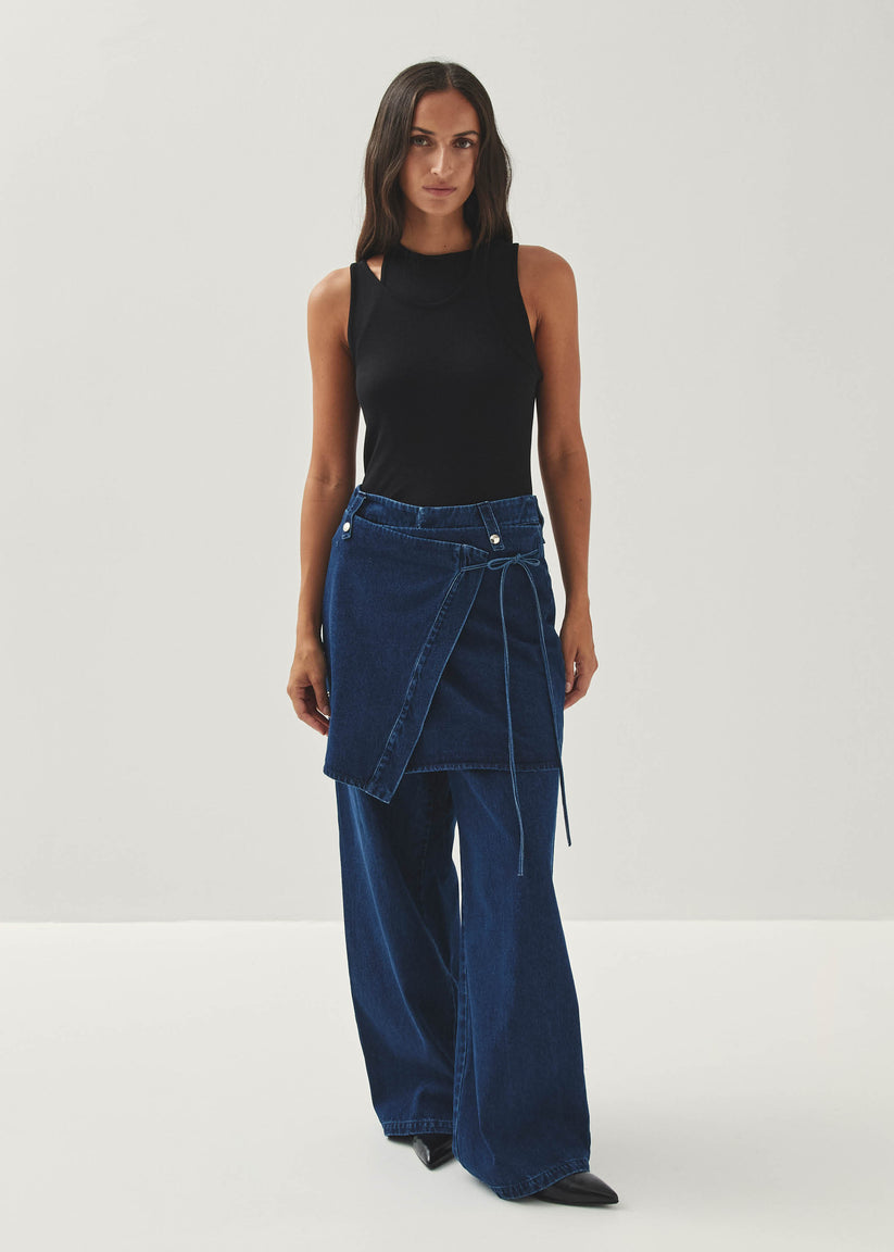 Alohas Liliana Jeans en Denim Azul