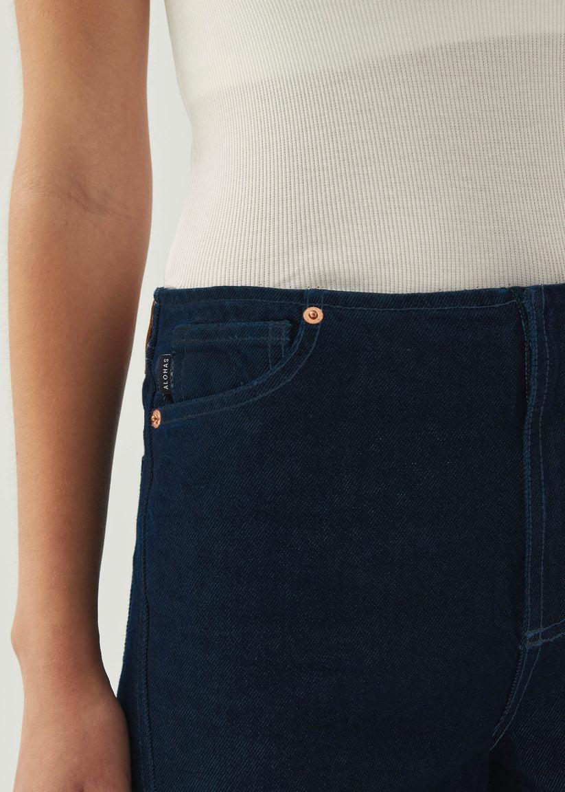 Alohas Magda Indigo Denim Trousers Últimos 3 días